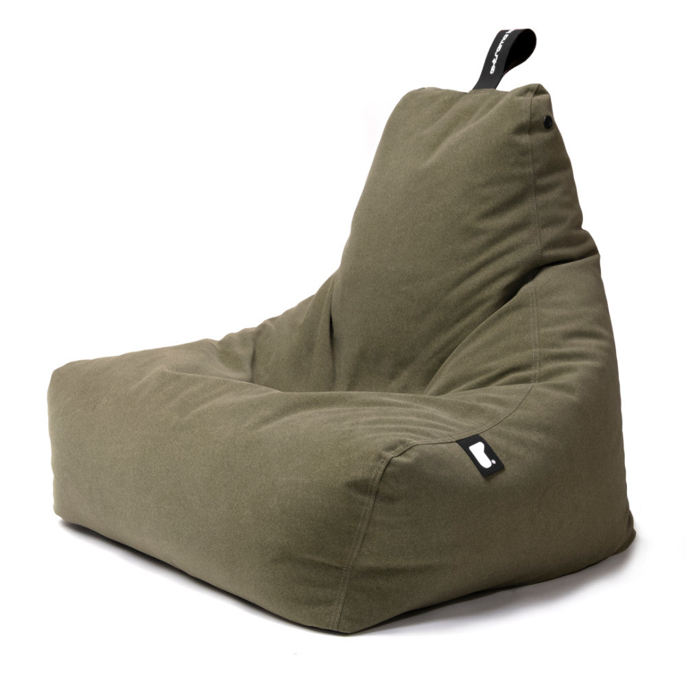 Extreme Lounging - indoor b-bag - mighty-b suede - Moss